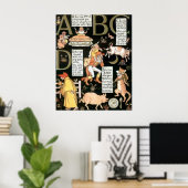 不条理なABCヴィンテージプリント ポスター (ホームオフィス)