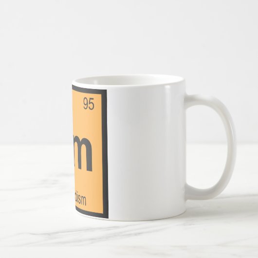 不条理主義哲学化学記号 コーヒーマグカップ (右)