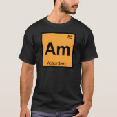 不条理主義哲学化学記号 Tシャツ (正面)