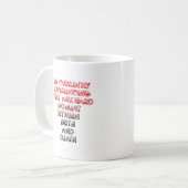 不格好な瞬間 楽しいマグカップ コーヒーマグカップ (正面左)