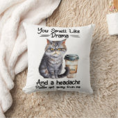 不機嫌おもしろいな猫ことわざ クッション (ブランケット)