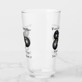 不機嫌おもしろいな男の芝生のボウリングをする人、 クリケットの投手 タンブラーグラス (左)