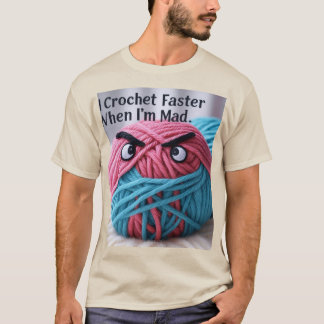不機嫌かぎ針スピードボール Tシャツ