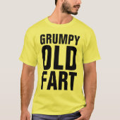 不機嫌そうな古いFART Tシャツ (正面)