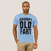 不機嫌そうな古いFART Tシャツ (正面フル)