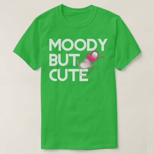 不機嫌だが可愛い Tシャツ (デザイン正面)