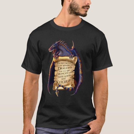 不機嫌で皮肉屋な人々のことに首を突っ込むな Tシャツ (正面)