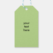 不機嫌なおもしろいクリスマスカエル ギフトタグ (裏面)