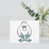 不機嫌なイエティ ポストカード (スタンド正面)