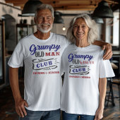 不機嫌なオールドウーマンおもしろいクラブTシャツ Tシャツ