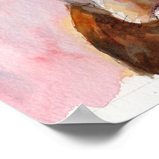 不機嫌なカウポスター ポスター (角)