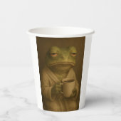 不機嫌なカエル 紙コップ (裏面)