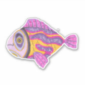 不機嫌なカラフル シール (正面)