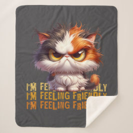 不機嫌なカリコキャットとおもしろい引用文 シェルパブランケット