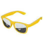 不機嫌なカートン漫画アイズパーティーサングラス レトロサングラス (アングル)