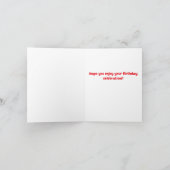 不機嫌なガチョウの誕生日カード シーズンカード (内部)