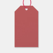 不機嫌なクリスマス小妖精や小人態度 ギフトタグ (裏面)