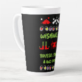 不機嫌なクリスマス カフェラテマグ (左アングル)