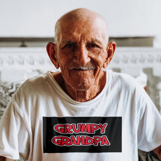 不機嫌なグランプおもしろいスおじいちゃんTシャツ Tシャツ