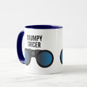 不機嫌なグリッサートレインスポッターガンツェルレールバフ マグカップ (正面左)