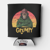 不機嫌なグリーン・モンキー 缶クーラー (正面)