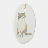 不機嫌なケイティのクリスマスの装飾 セラミックオーナメント (右)