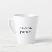 不機嫌なケイティラテマグ カフェラテマグ (左アングル)