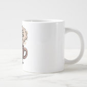 不機嫌なコーヒーマグ走 – 私はコーヒーと嫌い ジャンボコーヒーマグカップ (右)
