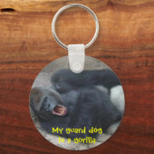 不機嫌なゴリラ キーホルダー (正面)