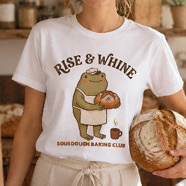 不機嫌なサワードウ・ベーカーフロッグ グラフィック ジョークグッズ Tシャツ
