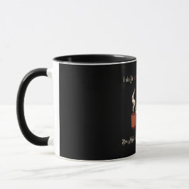 不機嫌なサンタのカフェ気分 マグカップ