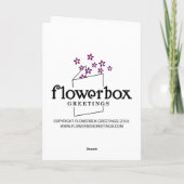 不機嫌なジンジャーブレッドマンクリスマスカード シーズンカード (裏面)