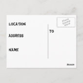 不機嫌なスカンジナビアバイキング ポストカード (裏面)