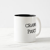 不機嫌なズボン-私は朝を憎みます ツートーンマグカップ (正面右)