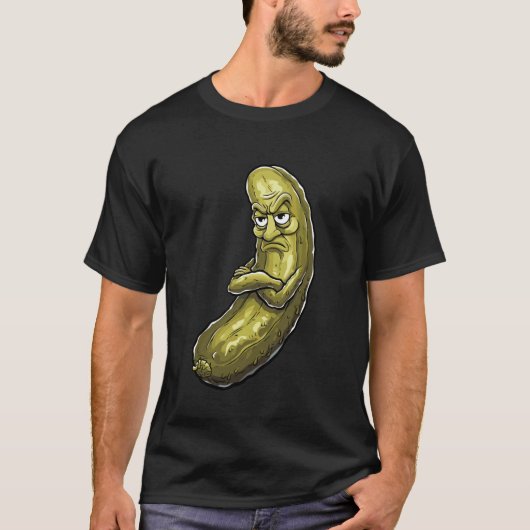 不機嫌なディルピクルス Tシャツ (正面)