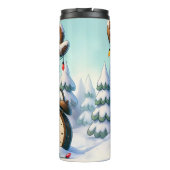 不機嫌なトナカイはコーヒーを必要とする タンブラー (裏面)