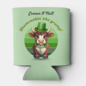 不機嫌なハイランドカウサンパトリックの日 缶クーラー (裏面)