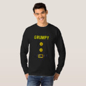 不機嫌なハロウィーン矮小衣装のカラーマッチング Tシャツ (正面フル)