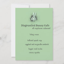 不機嫌なバニー・ラビットカード