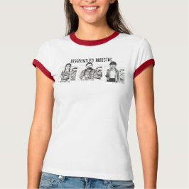 不機嫌なバリスタ野球Tシャツ Tシャツ