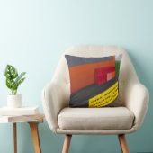 不機嫌なバンパーステッカーおもしろい装飾用クッション クッション (椅子)