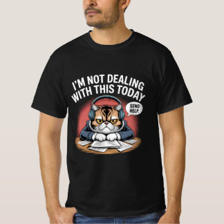 「不機嫌なフランスフランスの人：スマイルTへ」 Tシャツ