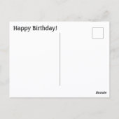 不機嫌なペルシャ猫のエキゾチックショートヘア ポストカード (裏面)