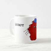 不機嫌なマグカップ コーヒーマグカップ (正面左)