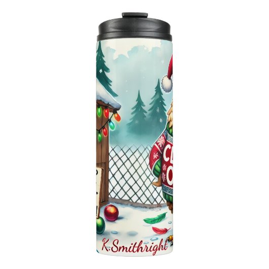 不機嫌なルースターフェスティバルホリデーユーモア タンブラー (正面)