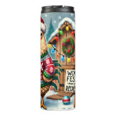 不機嫌なルースターフェスティバルホリデーユーモア タンブラー (裏面)