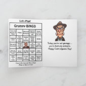 不機嫌な人達の日おめでとう!1月29日 カード (内部)