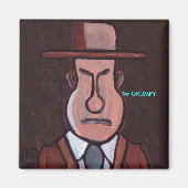 不機嫌な人 マグネット (正面)