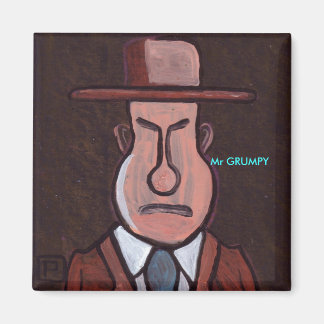 不機嫌な人 マグネット