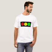 不機嫌な信号のトリオ Tシャツ (正面フル)